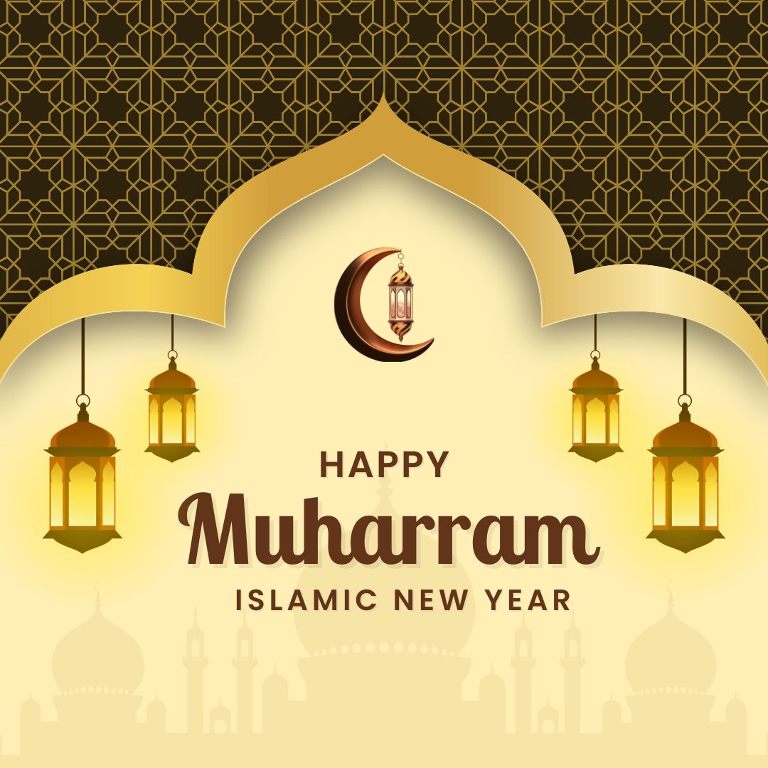On this sacred day, may Allah’s blessings be with you and your family. Happy Muharram. - Muharram Status wishes, messages, and status